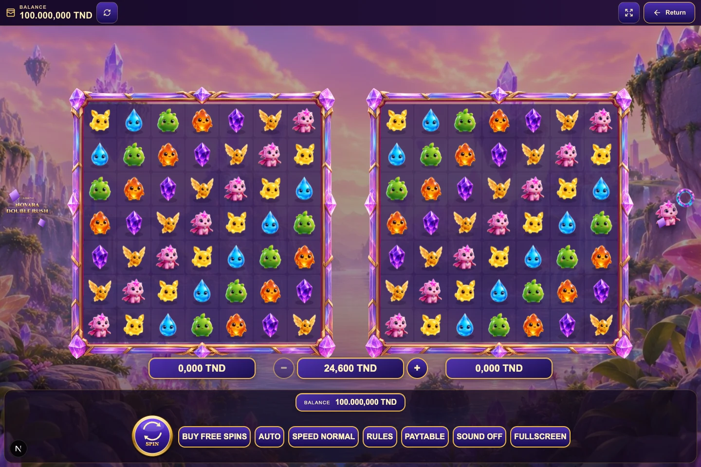 Novara Double Rush — Desktop