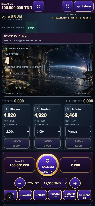 Novarator: Cargo Escape — Mobile